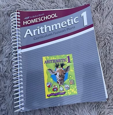 A Beka Book Homeschool Arithmetic Grade 1 Teachers Guide (2014) • $15.99