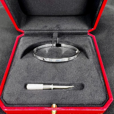 £3789.28 • Buy Cartier Love Bracelet (Small Model) 18k White Gold Size 16 Box & Papers