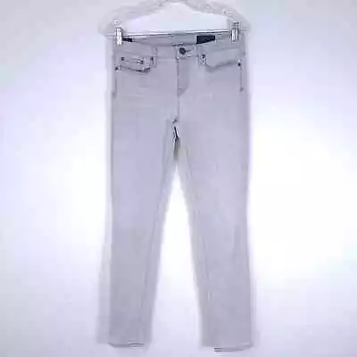 VINCE Riley Skinny Jeans Mid Rise Light Grey Robertson Size 29 • $34.99