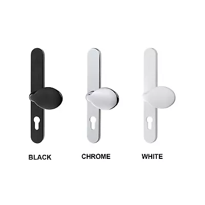 UPVC Door Handle Yale Lever/Pad Double Glazing Sprung Pair Set Long Backplate • £25.99