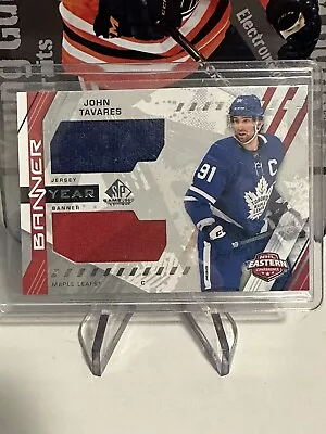 John Tavares 2021-22 SP Game Used Banner Year Banner #BYA-JT Toronto Maple Leafs • $0.72