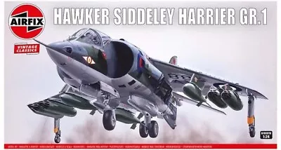 Airfix A18001V 1:24th Scale Hawker Siddeley Harrier GR.1 Vintage Classics • £59.99