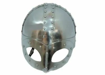 Medieval Viking Mask Helmet Reenactment Deluxe Warrior Armor • $59.99