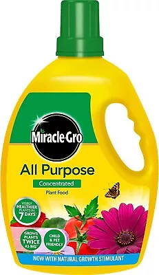 Miracle-Gro 119386 All Purpose Concentrate Liquid Plant Food Yellow 2.5 Litre • £15.08