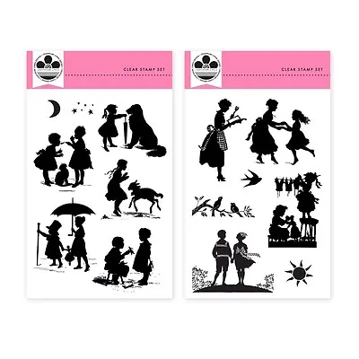 Craftwork Cards Clear Stamps Set Victorian Silhouette Style Stamps • £8.99