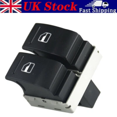 For VW Transporter T5 2003-2014 Electric Window Switch Front 7E0959855A • £7.29