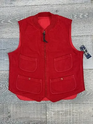 $395 Polo Country Ralph Lauren Men’s Wool Reversible Rrl Vest Jacket Medium M • $199