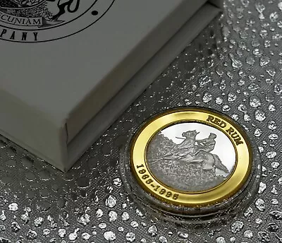 £12.99 • Buy RED RUM Silver & 24ct Gold Commemorative In Presentation/Gift Box. Horse Racing