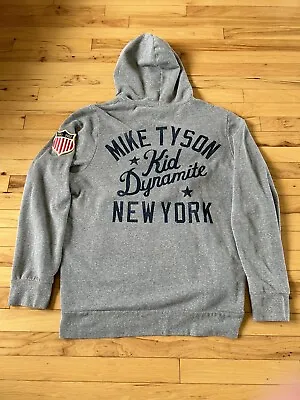 Mike Tyson Roots Of Fight Under Armour Kid Dynamite Zip Hip Hoodie Size Large • $149.99