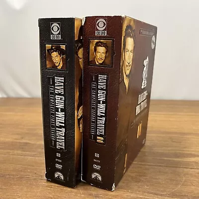 HAVE GUN WILL TRAVEL FINAL SEASONS 1 & 2 Complete DVD Sets Watched Once • $5.98