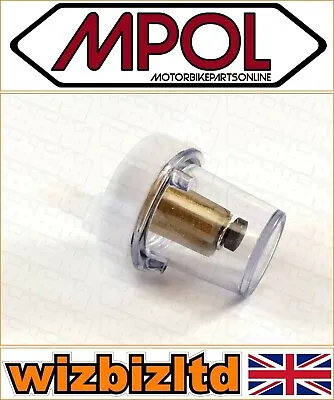 Lawnmower 6mm Clear Petrol Fuel Filter With Right Angle Connections - Sale Item • £6.50
