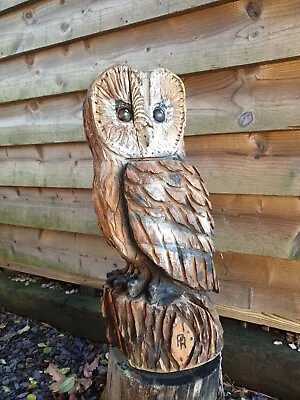 £184.99 • Buy Chainsaw Carved  Owl 