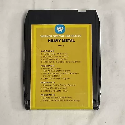 Heavy Metal Tape 2 (8-Track Tape) SP8T-2001 Various Artists!!! • $18.99