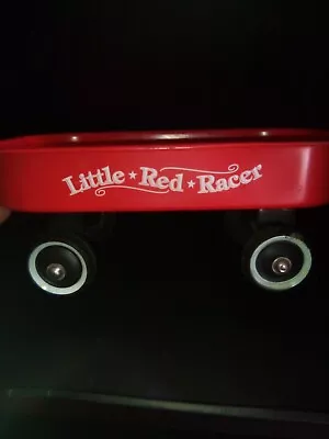 Little Red Racer Mini Wagon 13   Great Condition Vintage. With Handle & Wheels. • $41.69