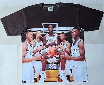 Michigan Fab 5 Sublimated Shirt Wolverines Basketball • $37.99