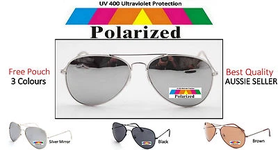 $16.95 • Buy Brand New Mens Womens Polarised Aviator Retro Classic Vintage Sunglasses Sunnies