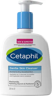 £8.98 • Buy Cetaphil Gentle Skin Cleanser, 236ml, Face & Body Wash, For Normal To Dry Skin,
