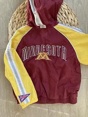 Toddler Minnesota Gophers Windbreaker Jacket Size 5T Full Zip Kid Athlete • $25