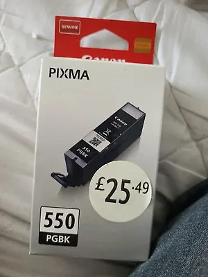 Canon PGI-550 PGBK Black Genuine Cartridge For Pixma MG6650 MG7550 . Fast Post! • £12.99