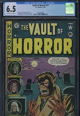 VAULT OF HORROR #17 - CGC-6.5 OW-W - EC - Golden Age • $899.99