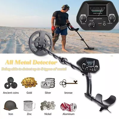 US Deep Ground Metal Detector For Adults Underwater Beach Yard Waterproof Seeker • $106.01