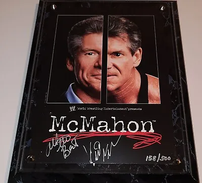 $1699.95 • Buy Vince McMahon Signed WWE Shop Exclusive  9x7 Plaque Inscribed Autograph JSA LOA