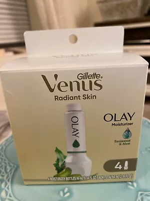 Gillette Venus Radiant Skin Olay Moisturizer Seaweed & Aloe 4 Bottles 16 Ml New • $6.95