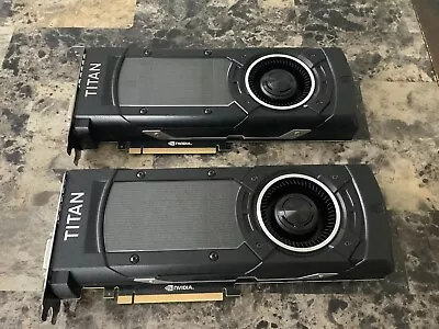 Lot Of 2 12GB GeForce GTX Titan X PCI-E X16 GPU VCGGTXTITANXXPB-CG • $269