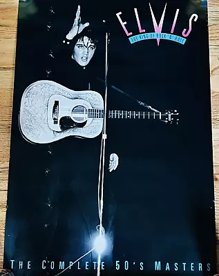 Elvis Presley Poster 24x36 Vintage 90s Complete 50s Masters 1992 Some Wear • $36.99