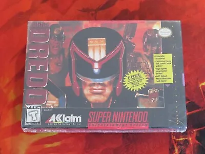 Judge Dredd SNES Super Nintendo NEW SEAL & Complete CIB Acclaim (1995) • $179.99