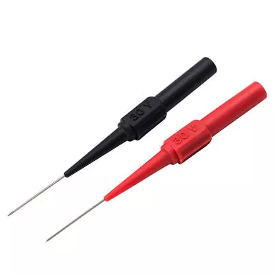 2X Multimeter Testing Lead   Extention Back Probes Sharp Needle Micro Pin UK • £3.70