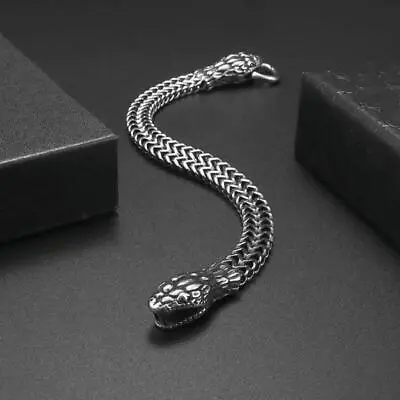 925 Sterling Silver Vintage Dragon Bracelet Unique Elegant Trendy Bangle Jewelry • $8.99