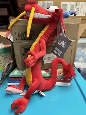 Disney Mulan MUSHU Dragon Plush 15” NWT • $29.99