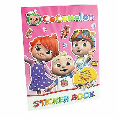 CoComelon Reusable Sticker Childrens Activity Book Pre-School Colouring Pack • £3.25