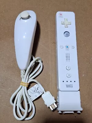 Genuine Official Nintendo Wii Remote Controller + Motion Plus (White) [RVL-003] • $29.95