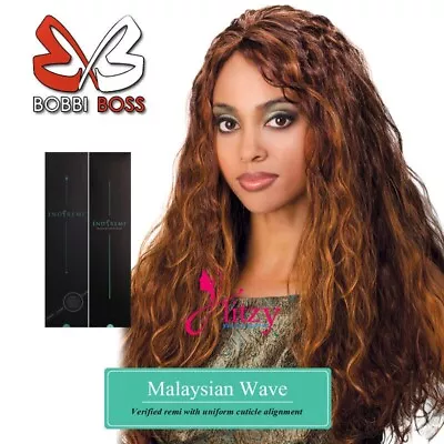 Bobbi Boss Indi Remi Virgin Hair Malaysian Wave Remi 12  Color P1B/33 • $7995