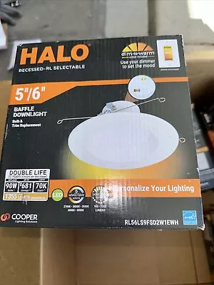 Halo Recessed LED Retrofit Light 5/16  RL56LS9FSD2W1EWH • $15.74