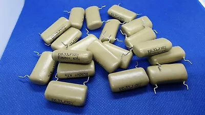 20x NOS Philips MULLARD MUSTARD CAPS 330nF / 0.33uF / 250V GREAT MARSHALL SOUND! • $38.57