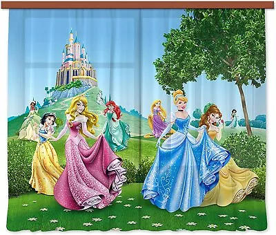 £38.99 • Buy Princess Pair Of Ready Made CURTAINS Children's Bedroom 180x160cm