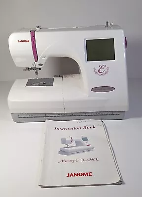 Janome Memory Craft 350E Computerized Embroidery Only Machine • $599.99