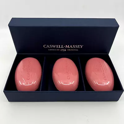 Caswell-Massey Honeysuckle Soap Set Of 3 Cakes 3.25 Oz Bars Gift Box USA • $23.99