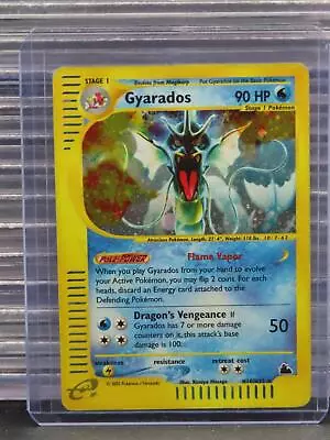2003 Pokemon Skyridge Gyarados Holo Rare #H10/H32 Crease • $102.50