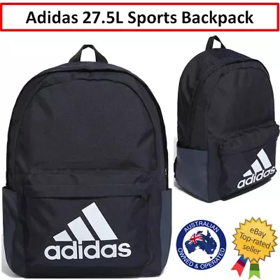 Adidas Sport Backpack Exercise Gym 27.5L Large Logo Bag Carry Travel Bag Hiking • $59.90