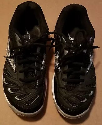 Mizuno Wave Rally 5 Womens Indoor Volleyball Shoes Black Silver White Size 8  • $23.99