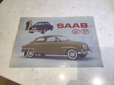 1964 SAAB 96 - Color Dealer Sales Catalog Brochure - Excellent Condition (US) • $30