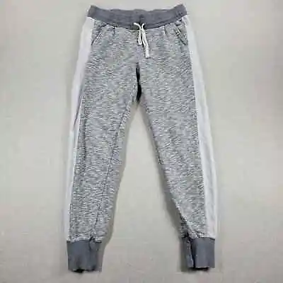 Matilda Jane Womens Sweatpants Size S Gray White Coffee Run Drawstring Jogger • $28