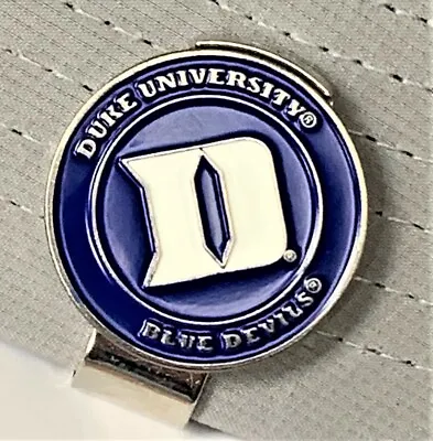  New Duke Blue Devils Golf Ball Marker With Magnetic Hat Clip • $13.95