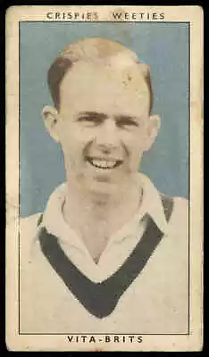 Crispies Weeties - 'Leading Cricketers' #16 - W. Johnston (Victoria) (1948) • $5.01