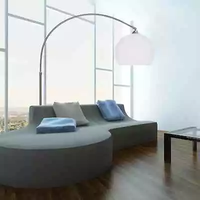 £86.22 • Buy D-IDEAZ Design Arch Lamp Marble Foot 146-220 Cm Lamp Floor Lamp White
