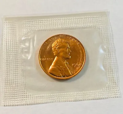 1964 Lincoln Memorial Proof Cent In Mint Cello • $1.75
